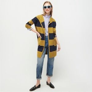 J. Crew Juliette Sweater cardigan in Rugby stripe
